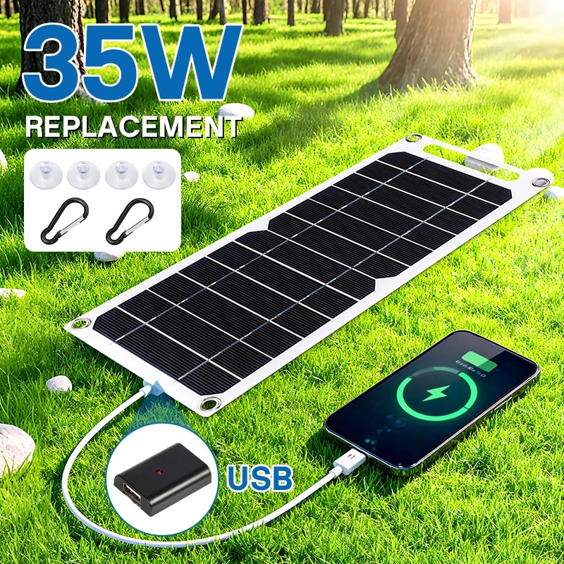 Solar Generator - Przenośny panel słoneczny 5V 35W z