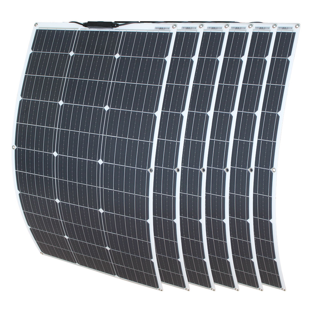 Solar Panel 200W - Elastyczny panel słoneczny 18V 100W, zestaw