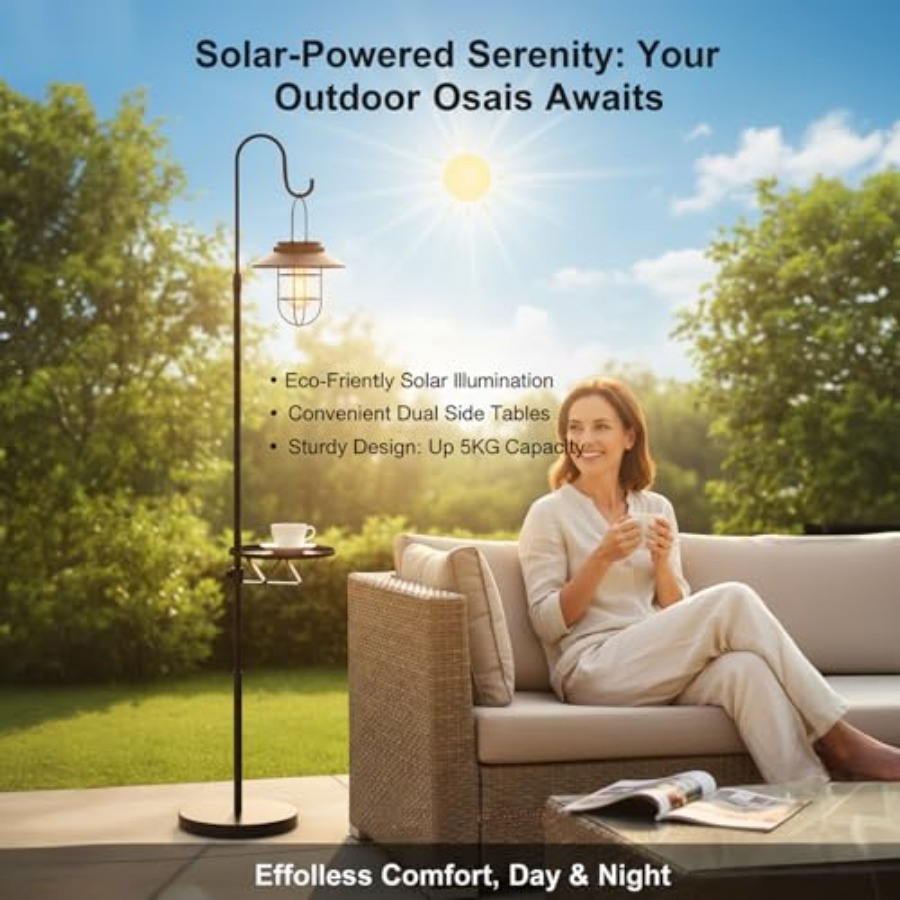 Solarna lampa podłogowa ze sto – Solar Lamp recenzja i cena